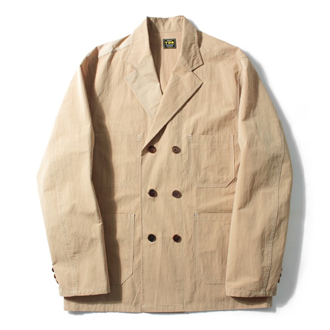 DOUBLE BREASTED LIGHT JACKET [Beige]