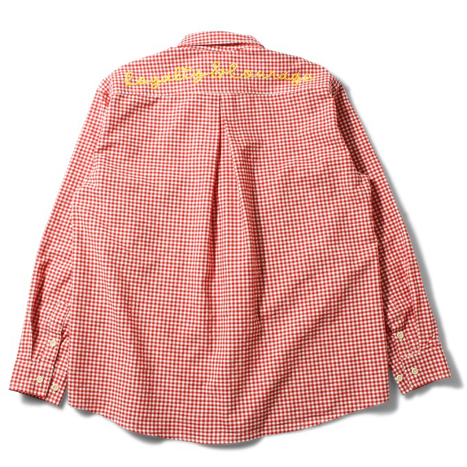 GINGHAMCHECK SHIRTS [Red]