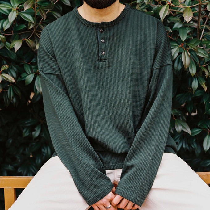 COZY HENLYNECK LONG SLEEVE [Forest]